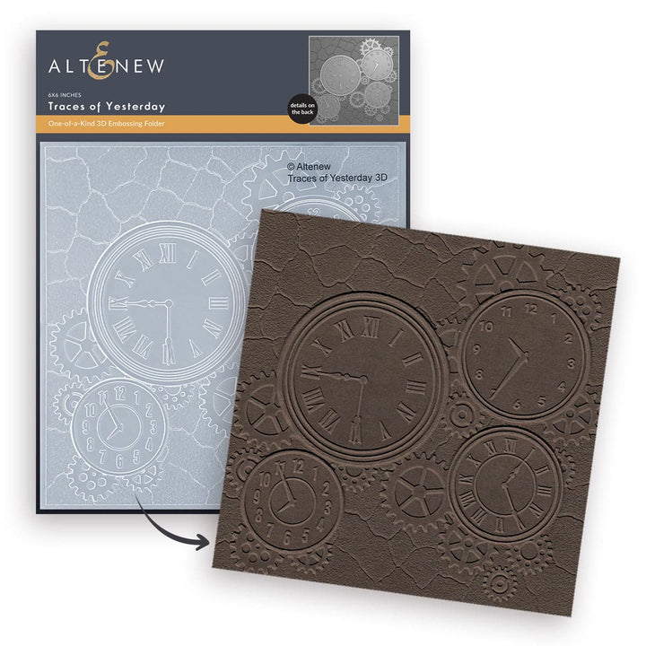Traces of Yesterday 3D Embossing Folder