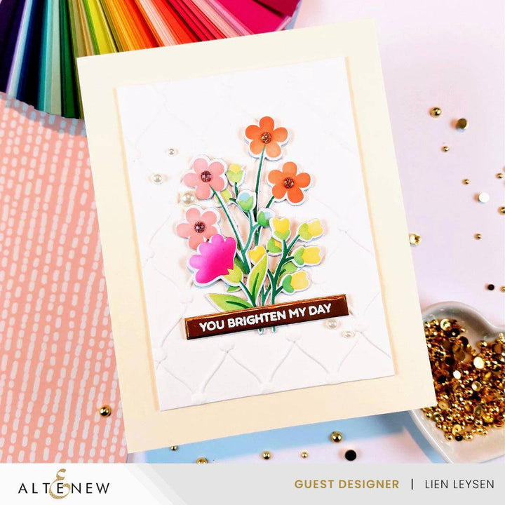 Tufted Elegance 3D Embossing Folder