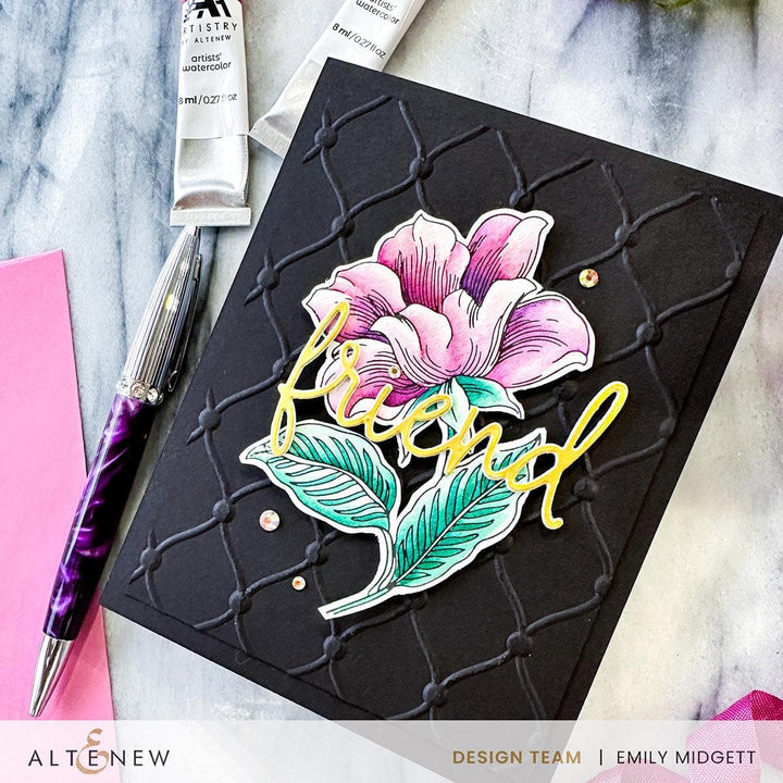 Tufted Elegance 3D Embossing Folder