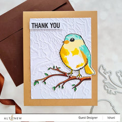 Part A-Glitz Art Craft Co.,LTD Embossing Folder Walnut Branch 3D Embossing Folder