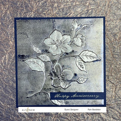 Part A-Glitz Art Craft Co.,LTD Embossing Folder Woods Rose 3D Embossing Folder
