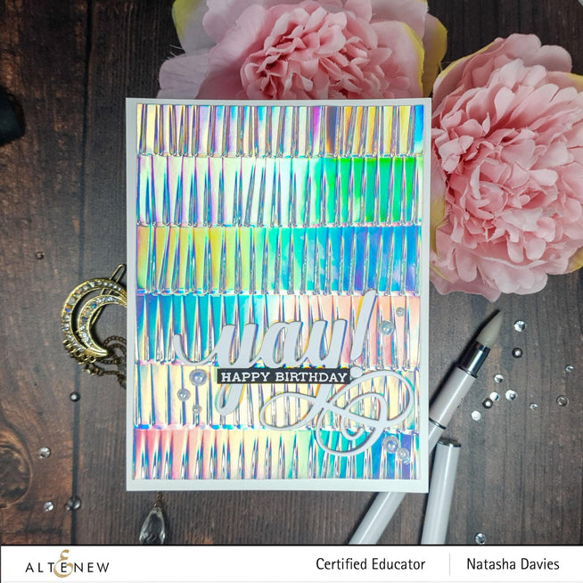 Part A-Glitz Art Craft Co.,LTD Embossing Folder Fringe 3D Embossing Folder