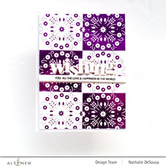Part A-Glitz Art Craft Co.,LTD Hot Foil Plate Delicate Floral Motif Hot Foil Plate