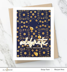 Part A-Glitz Art Craft Co.,LTD Hot Foil Plate Delicate Floral Motif Hot Foil Plate