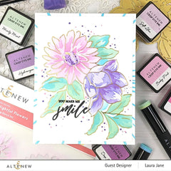 Part A-Glitz Art Craft Co.,LTD Hot Foil Plate Delightful Flowers Hot Foil Plate