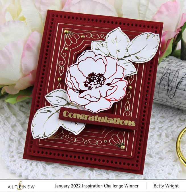 Altenew Hot Foil Plate & Die Bundle Adorned Frame Complete Bundle