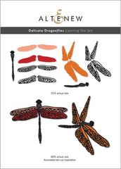 Altenew Stamp & Die Bundle Delicate Dragonflies