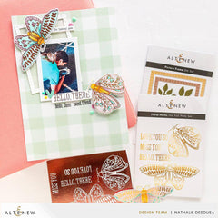 Altenew Hot Foil Plate & Die Bundle Floral Moths