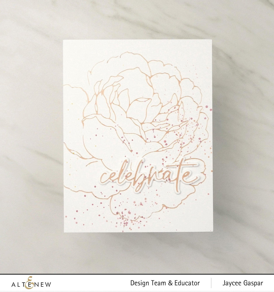 Altenew Hot Foil Plate & Die Bundle Sweet Sentiments Hot Foil Plate & Die Bundle