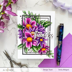 Part A-Glitz Art Craft Co.,LTD Hot Foil Plate Flowery Bouquet Hot Foil Plate