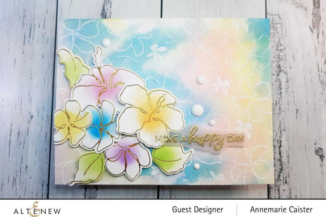 Part A-Glitz Art Craft Co.,LTD Hot Foil Plate Linear Life: Tropical Garden Hot Foil Plate Set
