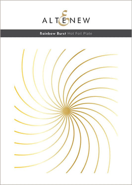 Part A-Glitz Art Craft Co.,LTD Hot Foil Plate Rainbow Burst Hot Foil Plate