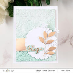 Part A-Glitz Art Craft Co.,LTD Hot Foil Plate Scalloped Circles Hot Foil Plate Set