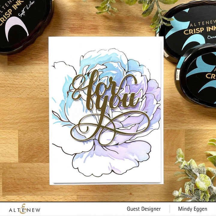 Altenew Hot Foil Plate & Stencil Bundle Gilded Rose Hot Foil Plate & Layering Stencil Bundle