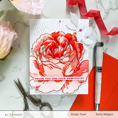 Altenew Hot Foil Plate & Stencil Bundle Gilded Rose Hot Foil Plate & Layering Stencil Bundle
