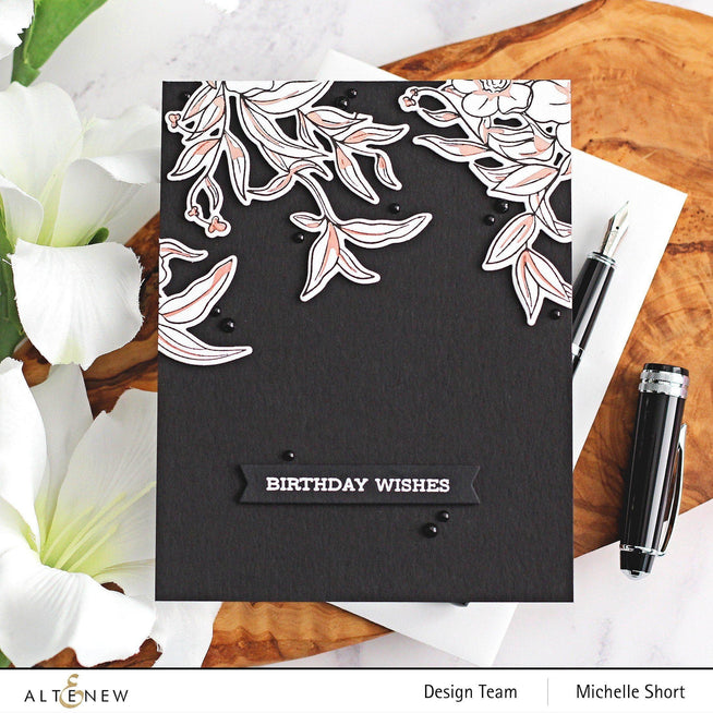 Altenew Hot Foil Plate & Stencil Bundle Sentiment Banners Hot Foil Plate & Cover Die Bundle