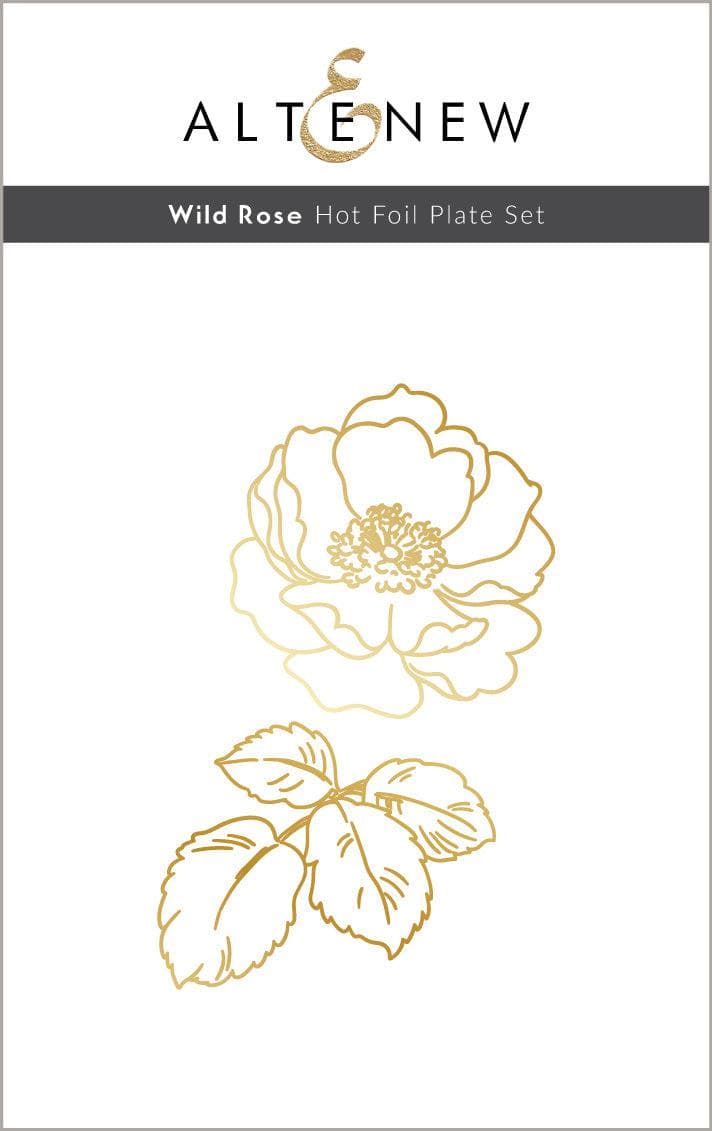Part A-Glitz Art Craft Co.,LTD Hot Foil Plate Wild Rose Hot Foil Plate Set