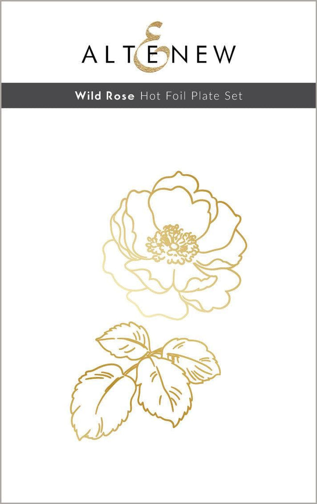 Part A-Glitz Art Craft Co.,LTD Hot Foil Plate Wild Rose Hot Foil Plate Set