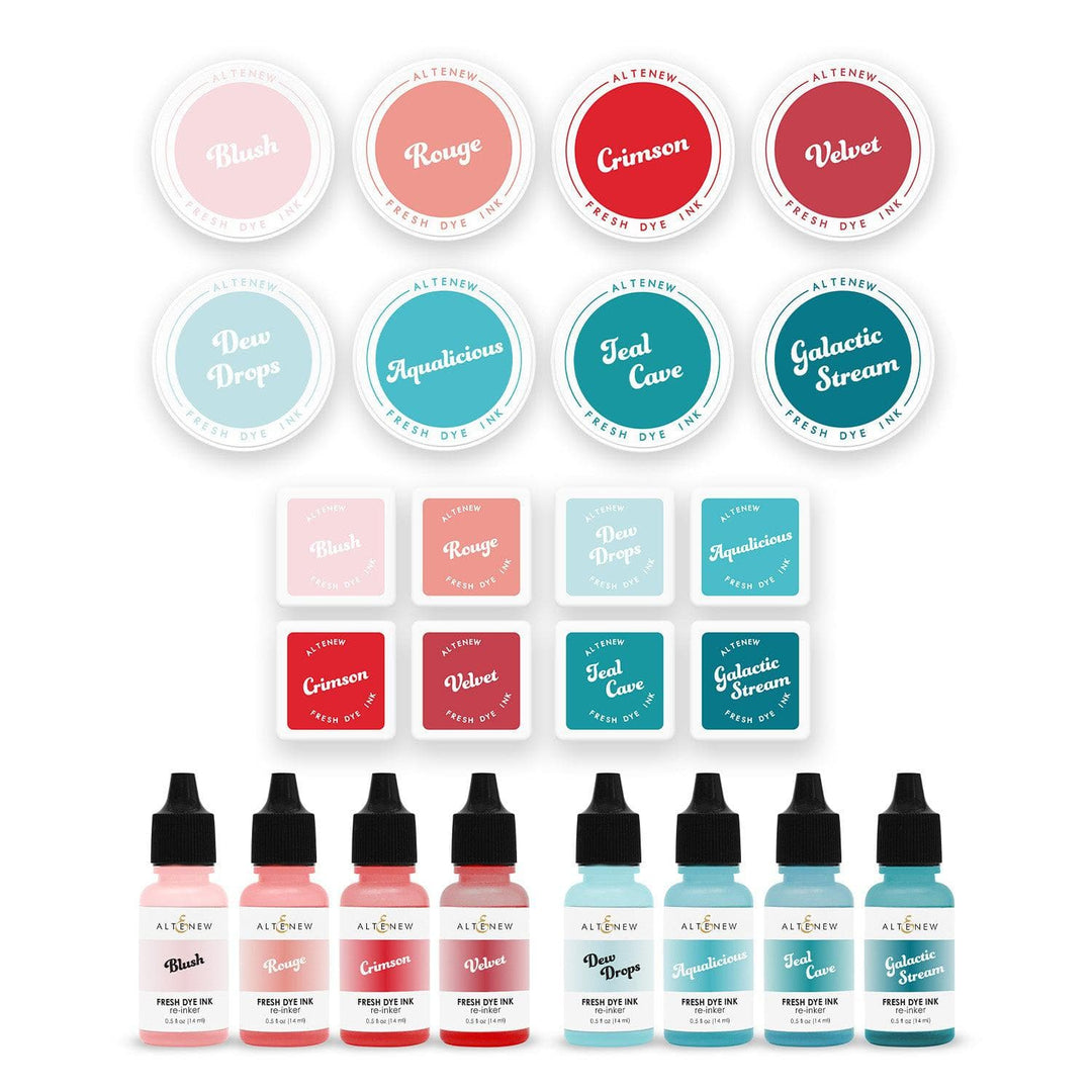 Stewart Superior Ink Bundle Atomic Fresh Dye Ink & Mini Cube Bundle
