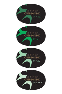 Altenew Ink Bundle Green Meadows Crisp Dye Ink Oval Set