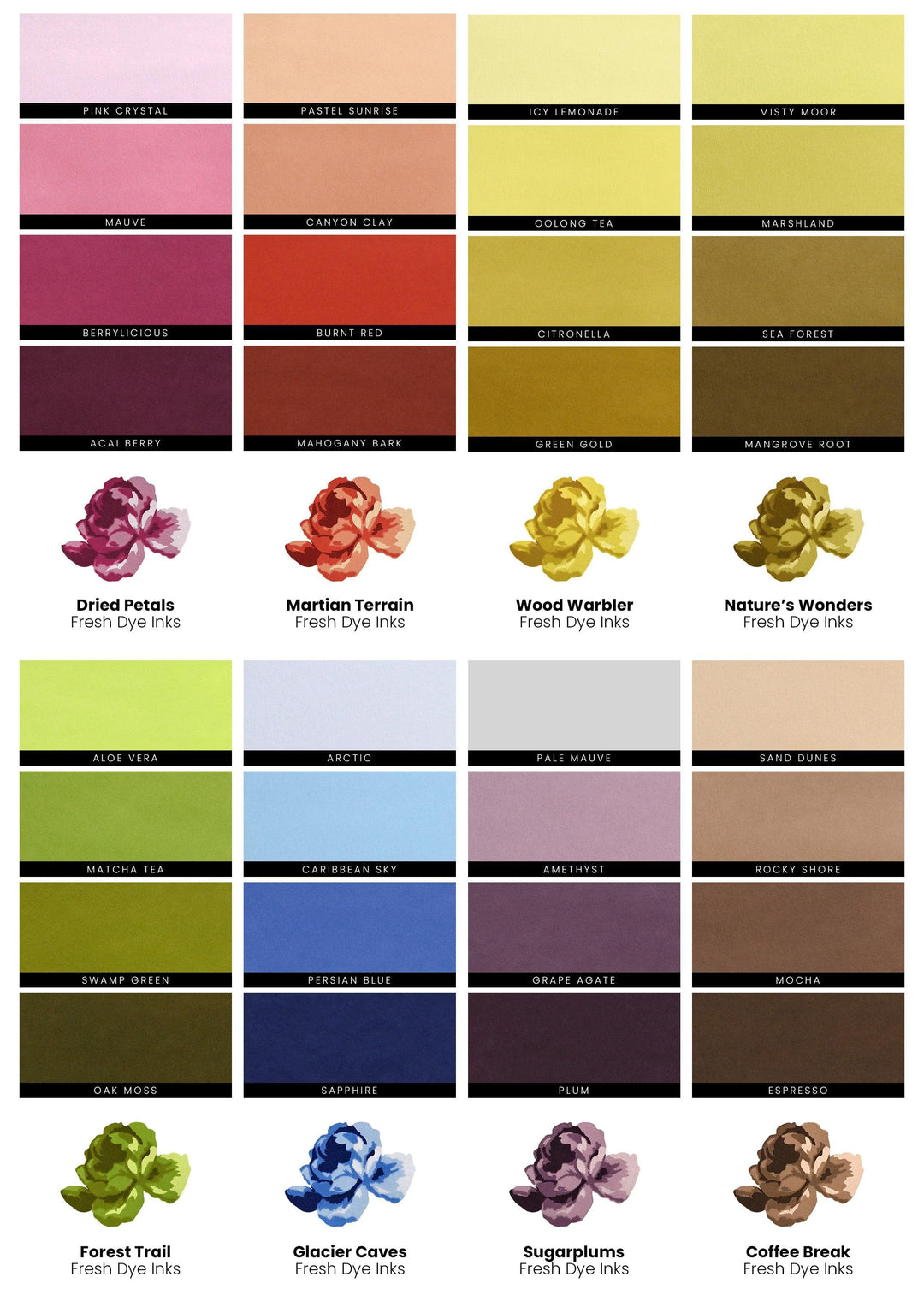 Kaleidoscope of Colors Fresh Dye Ink Bundle