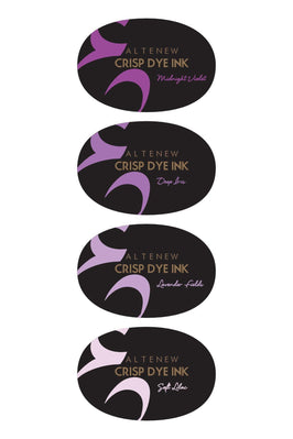 Altenew Ink Bundle Shades of Purple Crisp Dye Ink Oval Set