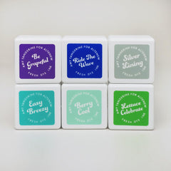 Altenew Ink Bundle Summer Sunrise & Ocean Dreams Fresh Dye Ink 6 Mini Cube Set Bundle