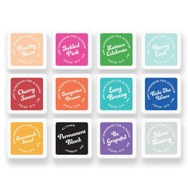 Altenew Ink Bundle Summer Sunrise & Ocean Dreams Fresh Dye Ink 6 Mini Cube Set Bundle