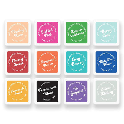 Altenew Ink Bundle Summer Sunrise & Ocean Dreams Fresh Dye Ink 6 Mini Cube Set Bundle