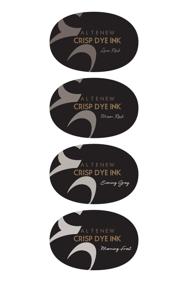 Altenew Ink Bundle Warm Gray Crisp Dye Ink Oval Set