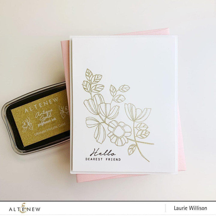 Altenew Ink & Re-inker Bundle Antique Gold Pigment Ink & Re-inker Bundle