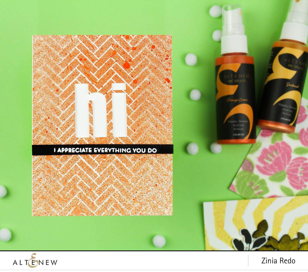 Stewart Superior Ink Spray Orange Cream Metallic Shimmer Ink Spray