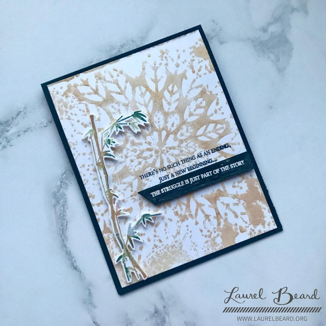 Altenew Ink Spray & Stencil Bundle Leaf Burst Stencil & Ink Spray Bundle