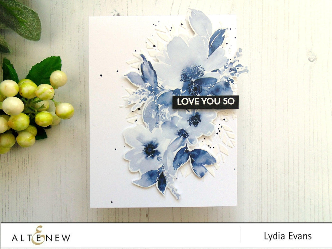 Altenew Ink Spray & Stencil Bundle Leaf Burst Stencil & Ink Spray Bundle