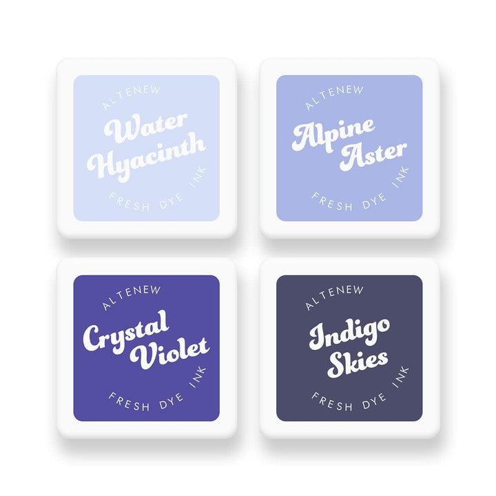 Stewart Superior Inks Blue Mountains Fresh Dye Ink Mini Cube Set
