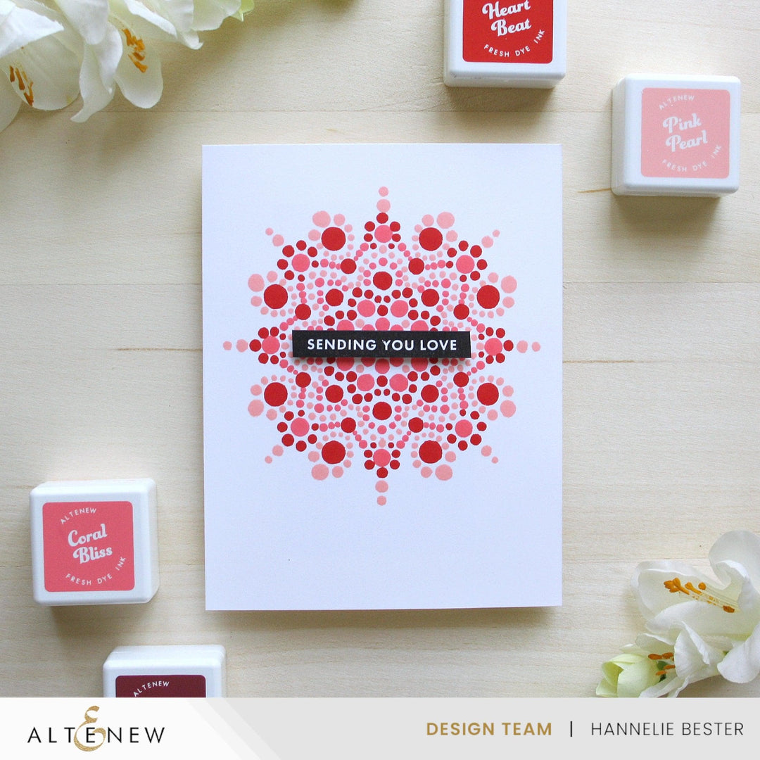 Tea Party Fresh Dye Ink Mini Cube Set