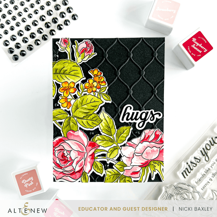 Blushberry Bliss Fresh Dye Ink Mini Cube & Re-inker Bundle