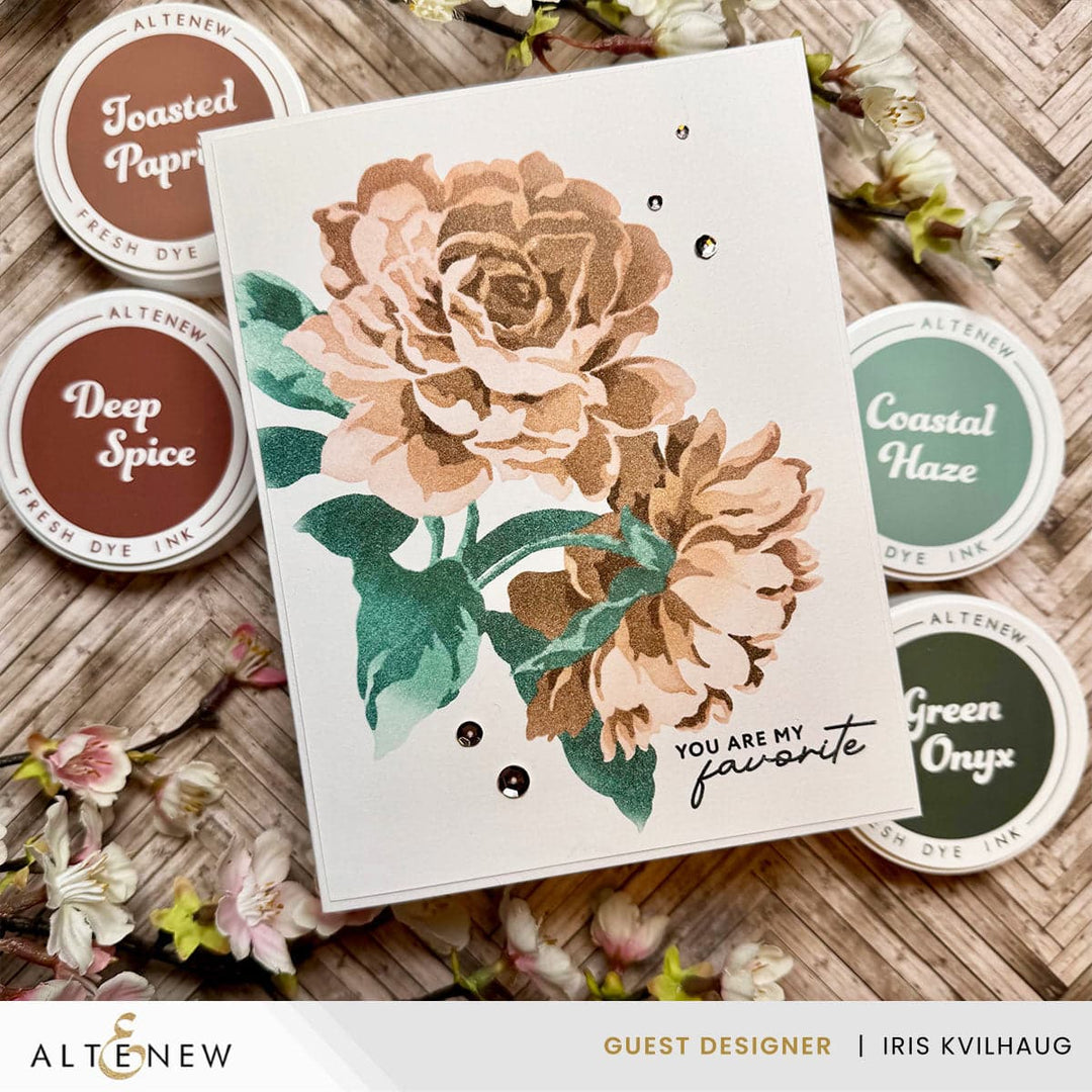Coastal Mist Fresh Dye Ink Mini Cube & Reinker Bundle