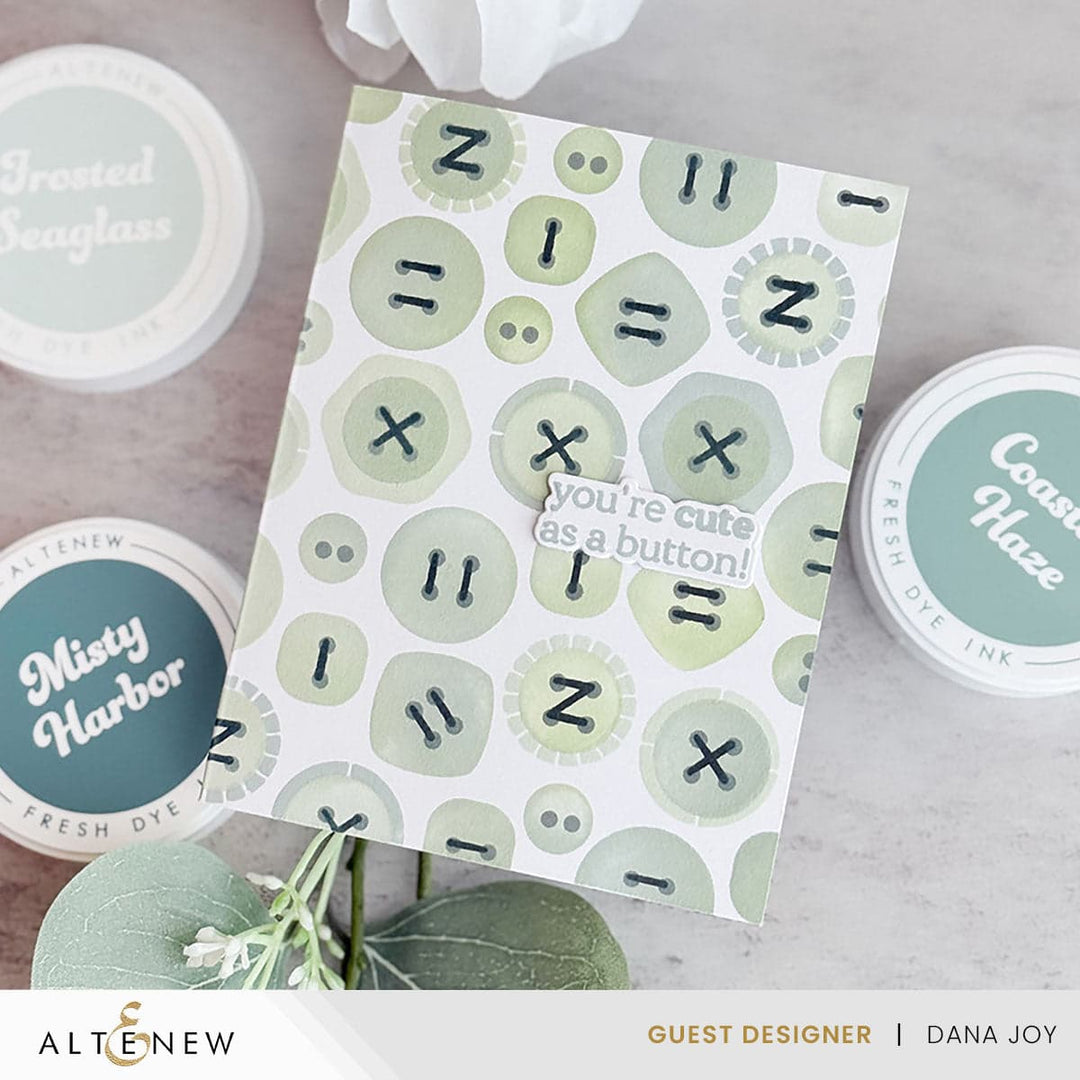 Coastal Mist Fresh Dye Ink Mini Cube & Reinker Bundle
