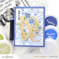Glacier Caves Fresh Dye Ink Mini Cube & Re-inker Bundle