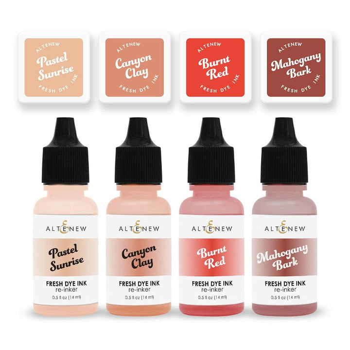Martian Terrain Fresh Dye Ink Mini Cube & Re-inker Bundle