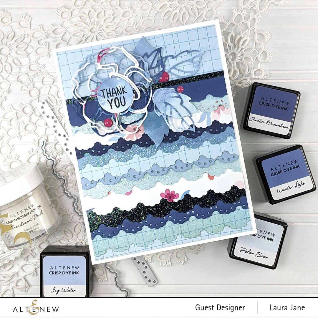 Altenew Mini Cubes & Reinker Bundle Northern Shore Crisp Dye Ink Mini Cube & Re-inker Bundle