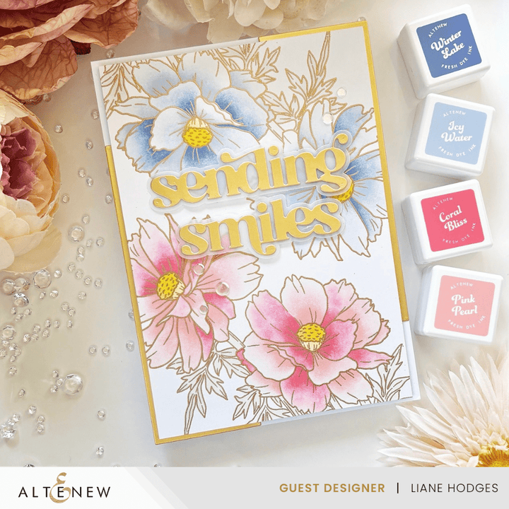 Tea Party Fresh Dye Ink Mini Cube & Re-inker Bundle