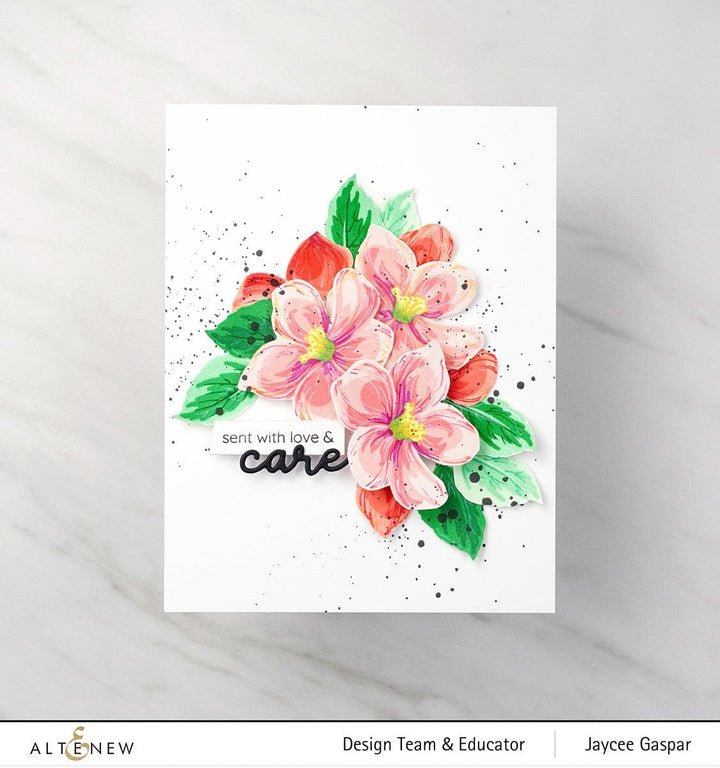 Altenew Mini Delight Mini Delight: Apple Blossoms Stamp & Die Set