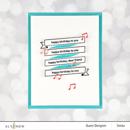 Altenew Mini Delight Mini Delight: Birthday Banner Stamp & Die Set