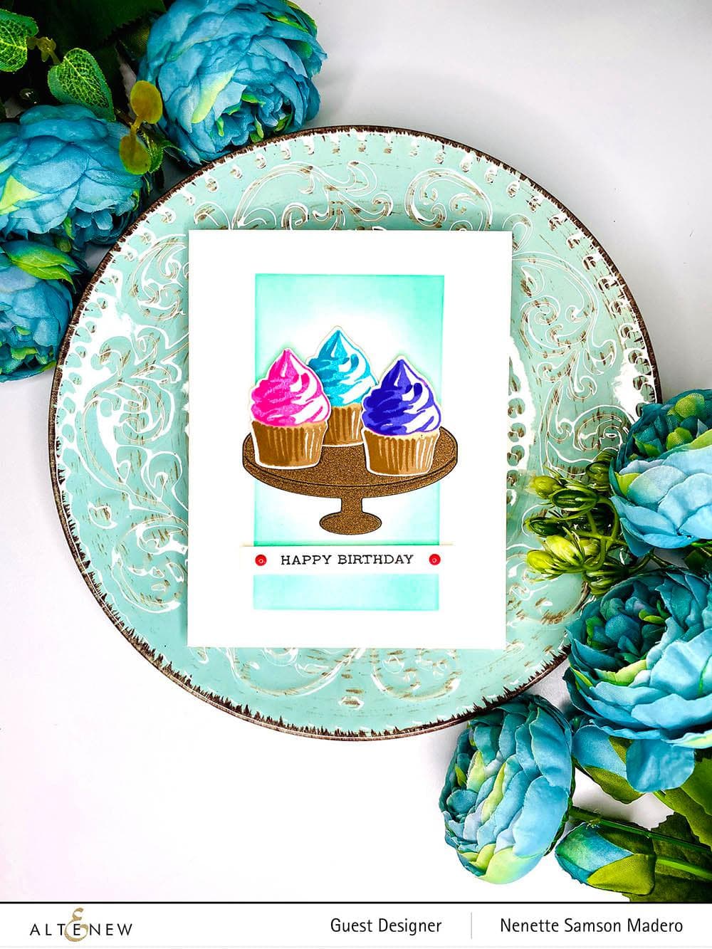 Altenew Mini Delight Mini Delight: Cupcake Stamp & Die Set