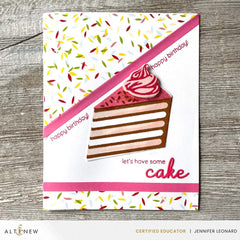 Altenew Mini Delight Mini Delight: Cut the Cake Stamp & Die Set