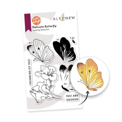 Mini Delight: Delicate Butterfly Stamp & Die Set