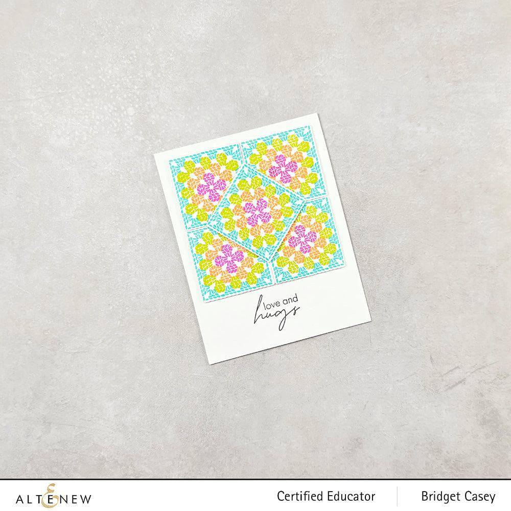 Altenew Mini Delight Mini Delight: Granny Squares Stamp & Die Set