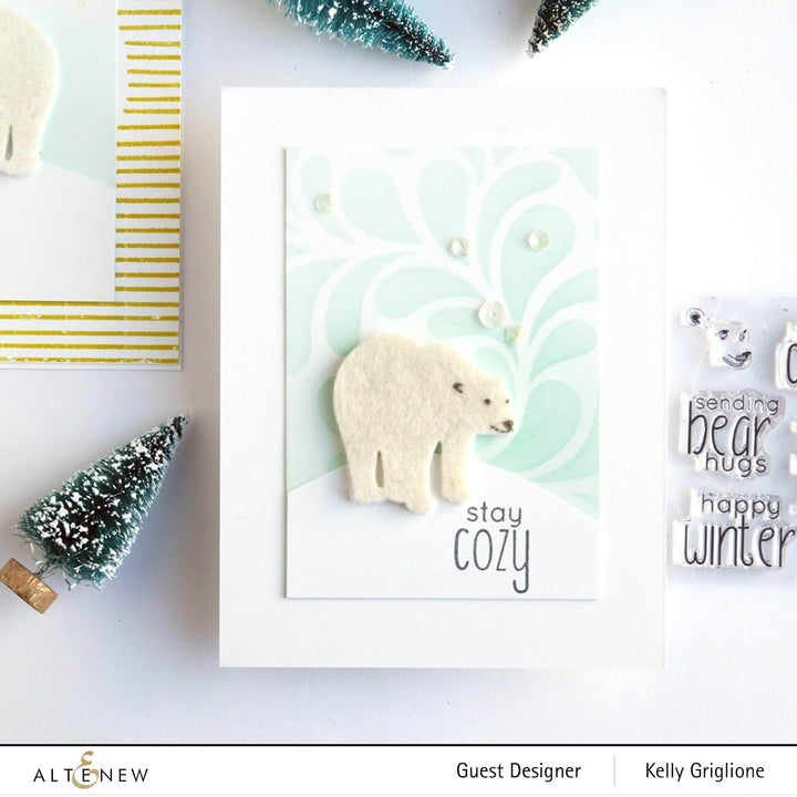 Altenew Mini Delight Mini Delight: Polar Bear Stamp & Die Set